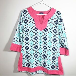 Simply Southern Collection flower shirt tunic